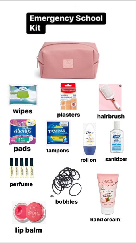 Thing To Bring To School, What To Bring In School Bag, Things To Bring To School As A Girl, What I Keep In My School Bag, What To Put In A Small Bag, What To Bring For School, What To Pack For A Field Trip, What To Bring In Your School Bag, Stuff To Bring To School