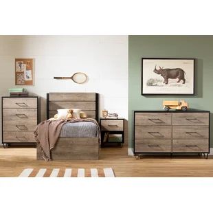 Bedroom Sets You'll Love in 2021 | Wayfair Chic Nightstand, Beautiful Dresser, Luxurious Bed, Beds And Headboards, Double Dresser, Weathered Oak, Kids' Bed, Adjustable Beds, South Shore