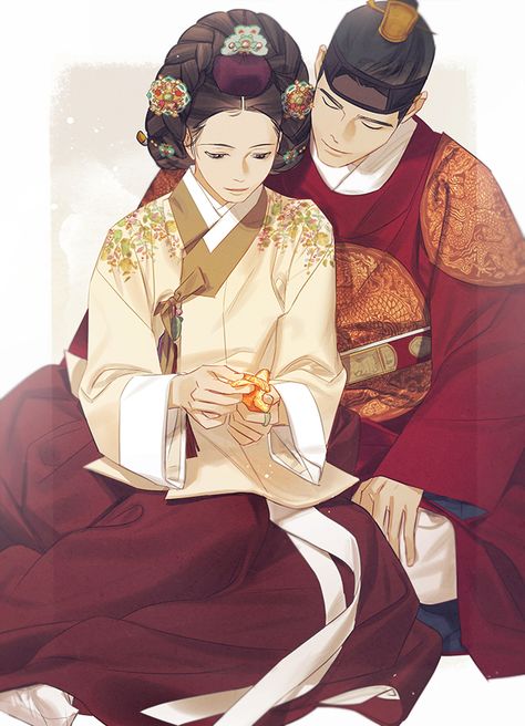 Hanbok Art, Korean Illustration, Korean Painting, Korean Art, Korean Traditional, Digital Art Anime, 영감을 주는 캐릭터, Anime Poses Reference, Anime Poses