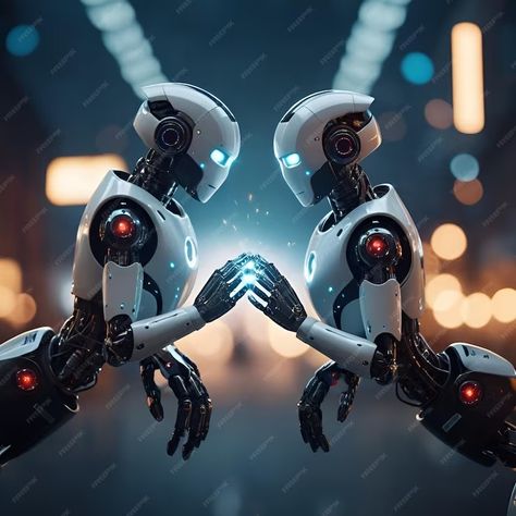 Premium Photo | A Robot Romance 01 Romance