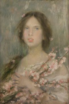 "Portrait of the Girl Rosó Galia" Joan Brull Vinyoles - Artwork on USEUM Joan Brull, Importance Of Art, Favorite Paintings, Spanish Artists, Oil Painting Reproductions, Handmade Oil, Painting Reproductions, Painting Process, Life Art