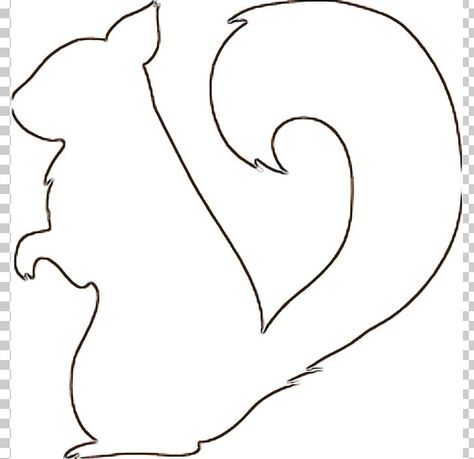 Squirrel Silhouette Printable, Squirrel Template, Silhouette Cameo Projects Beginner, Images Of Squirrels, Empty Templates, Squirrel Drawing, Squirrel Silhouette, Template Drawing, Black Squirrel