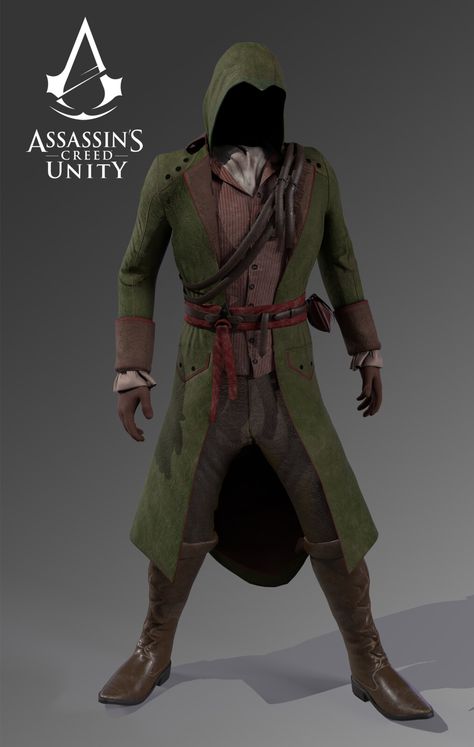 Assassin's Creed Unity inspired outfit, Abdelrahman Hossam on ArtStation at https://www.artstation.com/artwork/n0dDGo Assassins Creed Unity Outfits, Assassins Creed Clothing, Assassins Creed Outfit, Assassin's Creed Unity, Assassins Creed Unity, Assassins Creed Art, Be My Last, Outfit Inspired, Assassins Creed