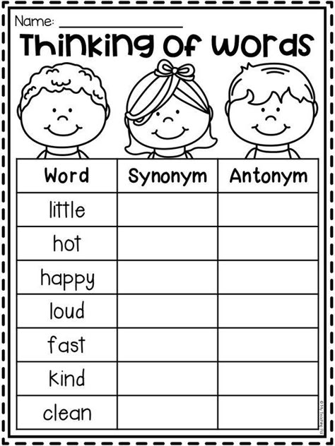 Synonyms And Antonyms Worksheet, Antonyms Worksheet, Synonyms And Antonyms, 2nd Grade Worksheets, A Worksheet, Compound Words, 2nd Grade Reading, 1st Grade Worksheets, English Activities