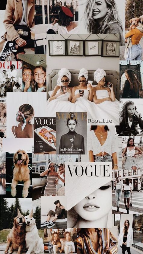 Vogue Wallpaper, Vogue Photography, Editorial Vogue, Istoria Artei, Vogue Vintage, Vogue Magazine Covers, Wallpaper Retro, Magazine Collage, Trening Fitness