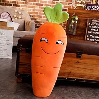 Amazon.com: Kids' Room Décor: Kids' Home Store Carrot Pillow, Carrot Plush, Kiss Funny, Food Plushies, Cartoon Smile, Large Stuffed Animals, Plush Cushion, Decoration Birthday, Toys For Children