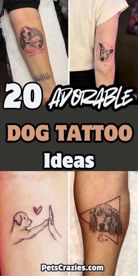 Explore 20 adorable dog tattoo ideas that capture your love for pups in unique ways! 🐾✨ Perfect for dog lovers, these designs will inspire your next ink! Tiny Dog Tattoo Minimalist, Unique Dog Tattoo Ideas, Paw Print Tattoo Dog, Dog Tattoo Ideas, Cairn Terrier, Tiny Dogs, Dog Tattoo, Dog Tattoos, Fine Line Tattoos