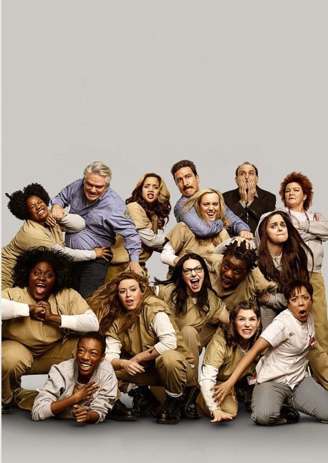 Orange is the New Black Black Tv, Movies And Series, Black Characters, Orange Is The New, Orange Is The New Black, Group Photo, Best Tv Shows, Film Serie, The Cast