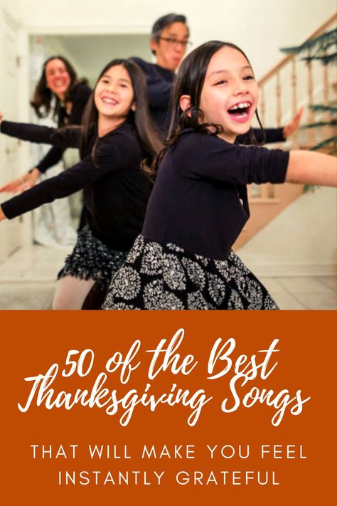 50 of the Best Thanksgiving Songs That Will Make You Feel Instantly Grateful (And Probably Hungry!) #thanksgiving #thanksgivingsongs #thanksgivingideas #thankfulsongs https://parade.com/1115296/jessicasager/thanksgiving-songs/ Thanksgiving Spin Class Playlist, Thanksgiving Playlist Music, Thankful Songs, Thanksgiving Playlist, Thanksgiving Trivia Questions, Thanksgiving Music, Thanksgiving Songs, Vince Guaraldi, Thanksgiving Service