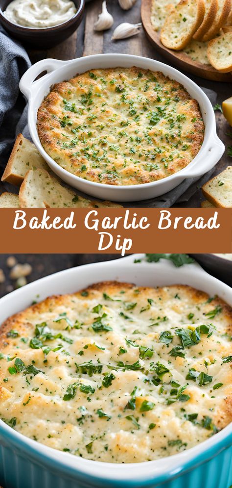 Baked Garlic Bread Dip | Cheff Recipes Baked Garlic Bread Dip, Toom Garlic Dip Recipes, Dip For Bread Appetizers, Garlic Bread Meals, Bread Dip Recipes, Garlic Bread Dip, Baked Garlic Bread, Hot Dip Recipes, Baked Dip Recipes