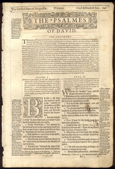 1592 Geneva Bible printed by Christopher Barker, London Bible Layout Design, Front Tattoo, Book Typography, Geneva Bible, Oldest Bible, Handwriting Examples, Book Printing, Bible Prints, Cool Signatures