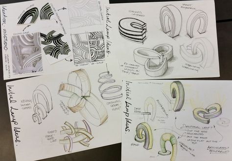 Year 12 Ideation: Using Architecture to inspire a Lamp Project Movement Drawing, Graphic Layout, Rendering Techniques, Presentation Boards, Jewel Design, Observational Drawing, Nature Sketch, Design Sketchbook, Interior Design Sketches