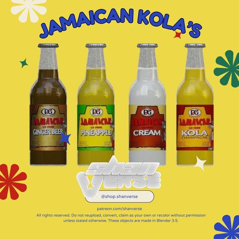 SHANVERSE. PRESENTS “JAMAICAN KOLA’S” 100% MESH AND TEXTURES BY ME! BLENDER ONLY AVAILABLE NOW ON MY PATREON! LINK IN MY BIO🩶 Ginger Beer, Sims 4 Cc, May 1, Sims 4, The 100, Mesh, Texture, On Instagram, Instagram