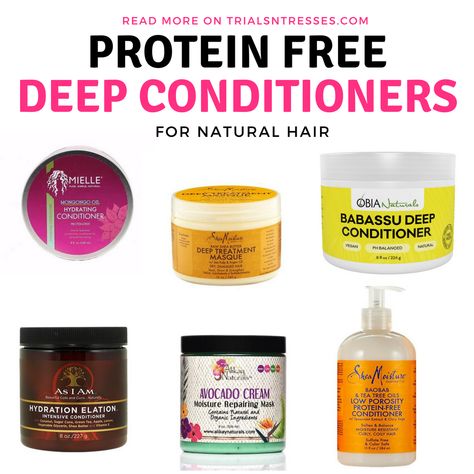 Protein Free Hair Products, Deep Conditioner For Natural Hair, Natural Hair Remedies, Low Porosity Hair, Low Porosity, Best Natural Hair Products, Natural Hair Regimen, Low Porosity Hair Products, Hair Protein