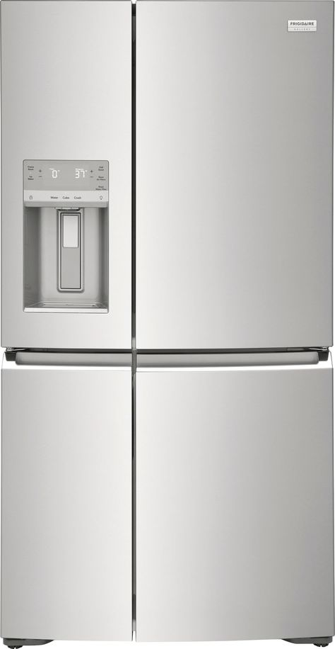 Frigidaire Gallery 21.3 Cu. Ft. Counter-Depth 4-Door Refrigerator Stainless steel GRQC2255BF - Best Buy Four Door Refrigerator, 4 Door Refrigerator, Counter Depth French Door Refrigerator, Frigidaire Gallery, Counter Depth Refrigerator, Stainless Steel Counters, Kitchen Appliance Packages, Stainless Steel Refrigerator, Dry Air