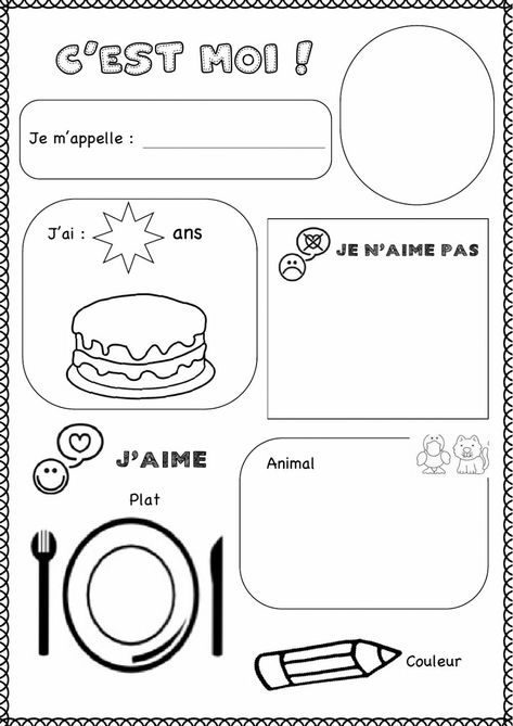 French Immersion Kindergarten, Learning French For Kids, French Worksheets, French Teaching Resources, French Kids, French Activities, French Language Lessons, Core French, French Education