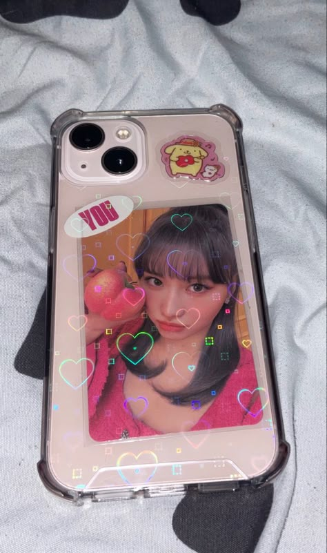 Momo Phone Case, Clear Phone Case Design, Kpop Phone Cases, Photo Widget, Bling Phone Cases, 17 Kpop, Iphone Obsession, Collage Phone Case, Phone Inspiration