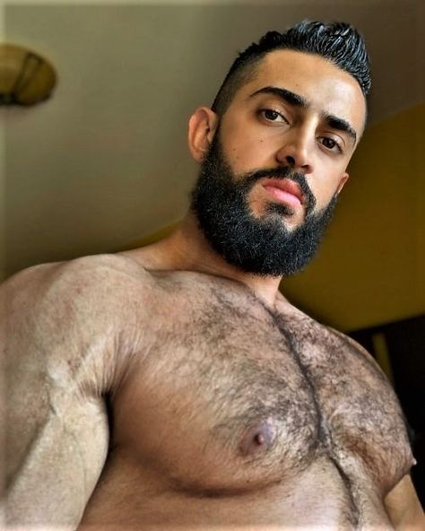 Follow @kazhairy0 and get more of the good stuff by joining Tumblr today. Dive in! Abs Workout Gym, Male Torso, Positive Comments, Beefy Men, Arab Beauty, Muscle Body, Beard Life, Beard No Mustache, Hair And Beard Styles