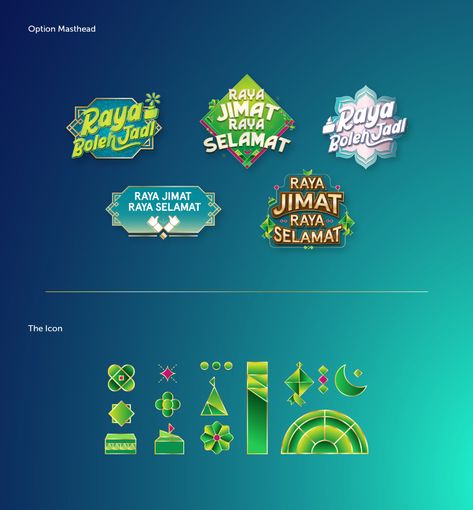 Hari Raya Aidilfitri - TESCO on Behance Ramadan Logo Design, Mastheads Design, Aidilfitri Poster, Raya Aidilfitri Design, Hari Raya Poster, Raya Packaging, Lockup Logo, Ramadan Logo, Masthead Design