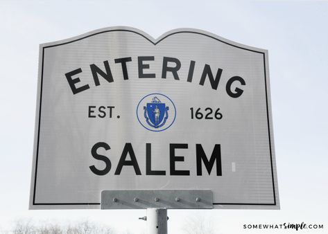 The Town of Salem, MA may be one of the best places to go during Halloween. Here are some helpful tips when making plans to visit! Town Of Salem, Salem Witch House, Massachusetts Aesthetic, Salem Witch Museum, Essex Street, Sign Photography, Salem Witch Trials, Salem Massachusetts, Witch Trials