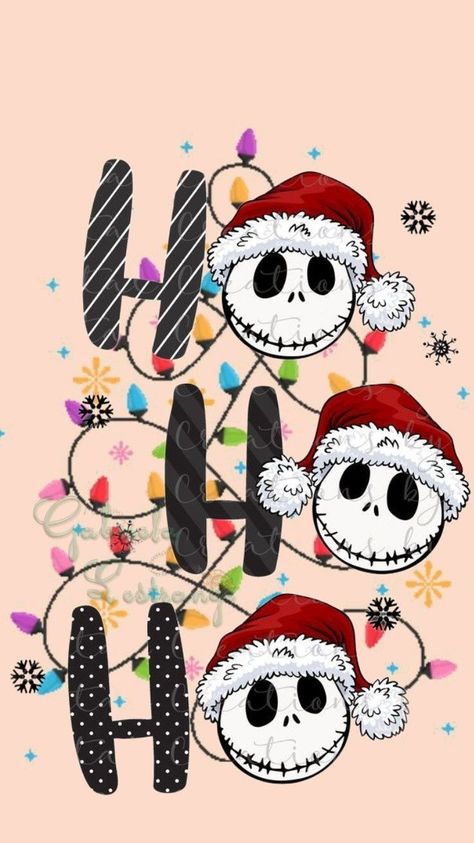 Wallpaper Iphone Jack Skellington, Merry Christmas Jack Skellington, Nbc Wallpaper, Jack Skellington Navidad, Navidad Jack Skellington, Jack Skellington Christmas, Day Of The Dead Artwork, Jack Y Sally, Jack Nightmare Before Christmas