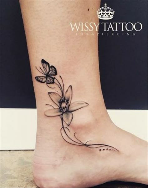 Anklet Tattoos For Women, Ankle Foot Tattoo, Ankle Tat, Ankle Tattoo Designs, Ankle Tattoos For Women, Tattoo Leg, Ring Finger Tattoos, Anklet Tattoos, Foot Tattoos For Women