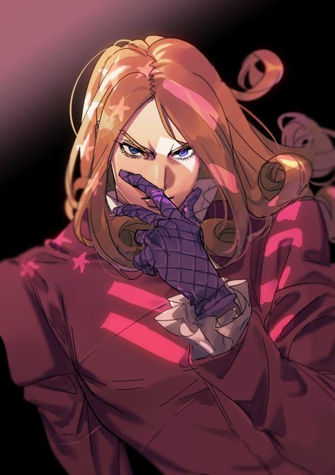 Funny Valentine - Steel Ball Run ... Funny Valentine Fanart, Steel Ball Run, Ball Run, Funny Valentine, Blonde, Purple, Funny, Anime, Hair