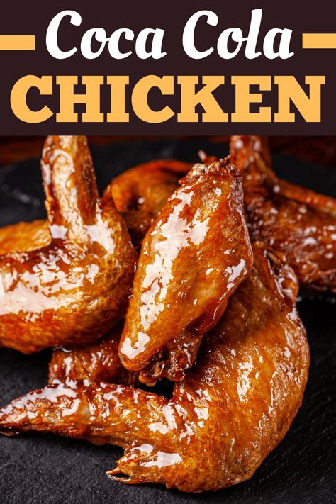 Cola Chicken Wings, Coca Cola Chicken Wings, Coke Recipes, Coca Cola Chicken, Cola Chicken, Coke Can, Cook Chicken, Chicken Dishes Recipes, Chicken Wing Recipes