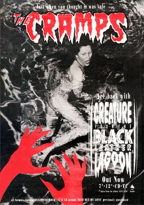 Punk Poster, Arte Punk, The Cramps, Die Young, Psychobilly, Rock Posters, Gig Posters, Band Posters, Poison Ivy