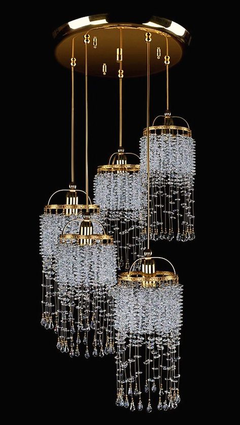 Chandelier Design Modern, Cool Chandeliers, Beautiful Chandeliers, Centre Table Living Room, Special Design Chandelier, Crystal Light Fixture, House Wall Design, Led Crystal Chandelier, Garden Shower