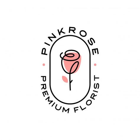 Rosa logotipo flor icon ilustração Vetor... | Premium Vector #Freepik #vector #fundo #logotipo #padrao #flor Flower Icon Logo, Logo Flor, Flower Logos, Flowers Logo, Flower Icon, Logo Flower, Logo Rose, Rose Logo, Floral Logo Design