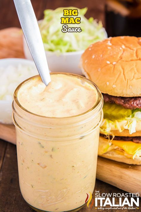 Big Mac Sauce Big Mac Wrap Recipe, Recipe For Big Mac Sauce, Big Mac Wrap, Big Mac Sauce Recipe Copycat, Mac Recipes, Homemade Big Mac Sauce, Big Mac Sauce Recipe, Sauce Burger, Mac Sauce Recipe