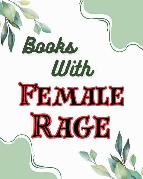 It’s Women’s History Month AND International Women’s Day, so we’re doing “Female Rage Friday!” I don’t know about any of you, but being a woman in 2024 is just *gestures*. I’m beyond over it. I’m full of rage. And I LOVE when female characters can unleash that rage upon the world in a variety of ways. Swipe through and save this post for 24 book recommendations featuring women will burn it alllll to the ground, and have you saying, “Good for her!” ⬇️Let me know what books I missed, becaus... Female Rage Book Recommendations, Female Rage Books, Female Rage, Being A Woman, Good For Her, International Women’s Day, Women’s History, What Book, Woman’s Day