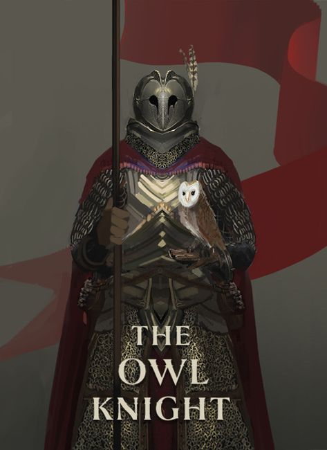 Owl Armor Concept Art, Owling Dnd, Owl Armor, Animal Knight, Owl Knight, Armor Drawing, 다크 판타지, Knight Art, Knight Armor