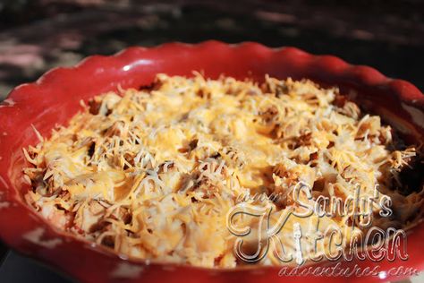 Sandy's Kitchen: Mexican Chicken and Cauliflower "Rice" Casserole Chicken And Cauliflower Rice Casserole, Mexican Mac And Cheese, Chicken And Cauliflower Rice, Chicken And Cauliflower, Cauliflower Rice Casserole, Medifast Recipes, Lean And Green, Chicken Cauliflower, Rice Recipes For Dinner