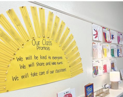 Class Promise Display, Classroom Promise, Class Promise, Butterflies Activities, School Transition, Be Kind To Everyone, Teachable Moments, Class Management, Beginning Of The School Year