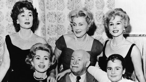 The Famous Gabor Family Magda Gabor, Gabor Sisters, Eva Gabor, Zsa Zsa Gabor, Les Pogues, Longest Marriage, Zsa Zsa, Kardashian Family, Queen Victoria