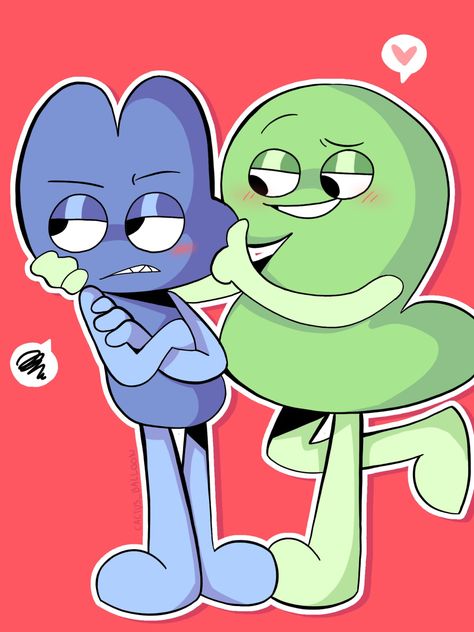 4 X 2 Bfb, Two Bfb, Four X Two, Bfb Ships, Bfb Fanart, Theodd1sout Comics, Objects Show, Object Show Characters, Four X