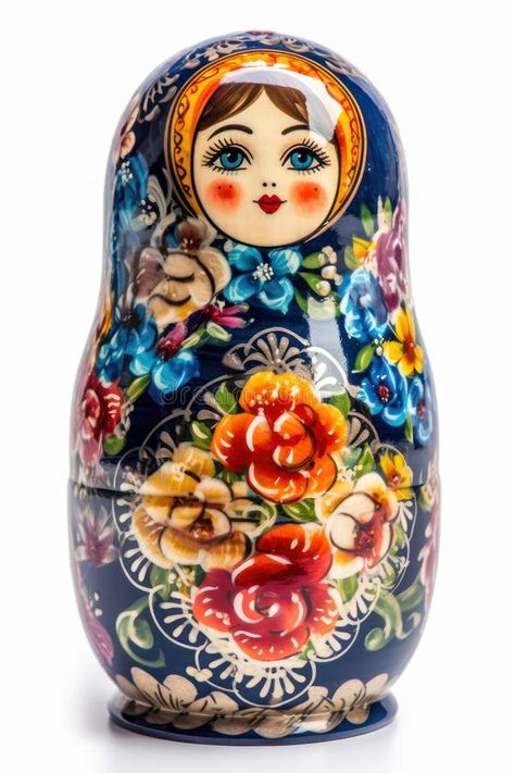 Colorful Russian Nested Matreshka Dolls. royalty free stock image Russian Stacking Dolls, Matryoshka Doll Pattern, Dolls Illustration, Russian Flowers, Nesting Dolls Diy, Matryoshka Tattoo, June Moodboard, Matryoshka Doll Art, Russian Matryoshka Doll