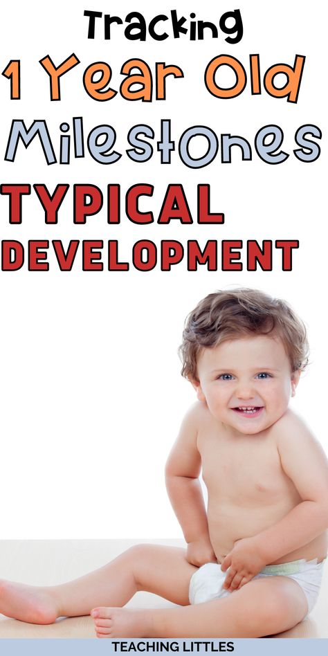 One Year Old Development, 1 Yr Milestones Year Old, 12 Month Old Milestones 1 Year, 1 Year Milestones, One Year Old Milestones, One Year Old Classroom, One Year Old Curriculum, Reflex Integration, Activities For One Year Olds