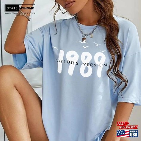 1989 Taylor S Version Swift T-Shirt Sweatshirt Hoodie Check more at https://statemyhome.com/product/1989-taylor-s-version-swift-t-shirt-sweatshirt-hoodie/ Taylor Swift Tour Outfits, Swift Tour, Tour Outfits, Taylor S, Taylor Swift 1989, Eras Tour, Sweatshirt Hoodie, Taylor Swift, Swift