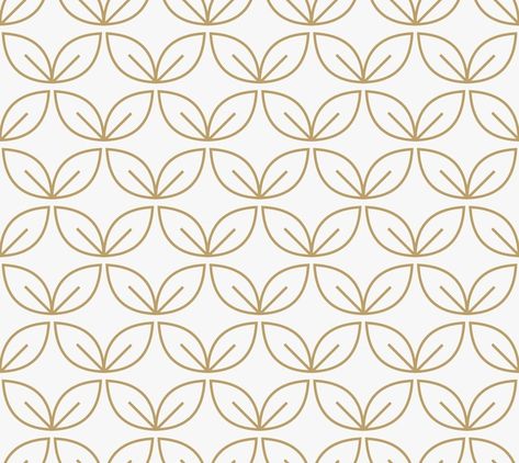 Geometric floral leaf ornament line seam... | Premium Vector #Freepik #vector #seamless #carpet-design #textile-pattern #pattern Geometric Leaf Pattern, Eco Luxury, Leaf Ornament, Islamic Art Pattern, Textile Pattern, Design Textile, Islamic Pattern, Carpet Design, Leaf Pattern