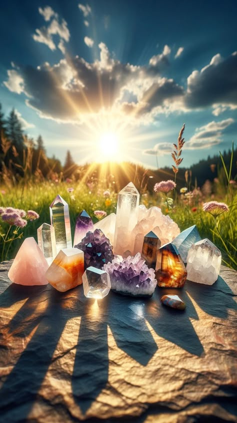 Charging Crystals, Charge Your Crystals, Zen Wallpaper, Crystal Rocks, Charge Crystals, Divine Feminine Spirituality, Crystal Aesthetic, Tips For Success, Energy Art