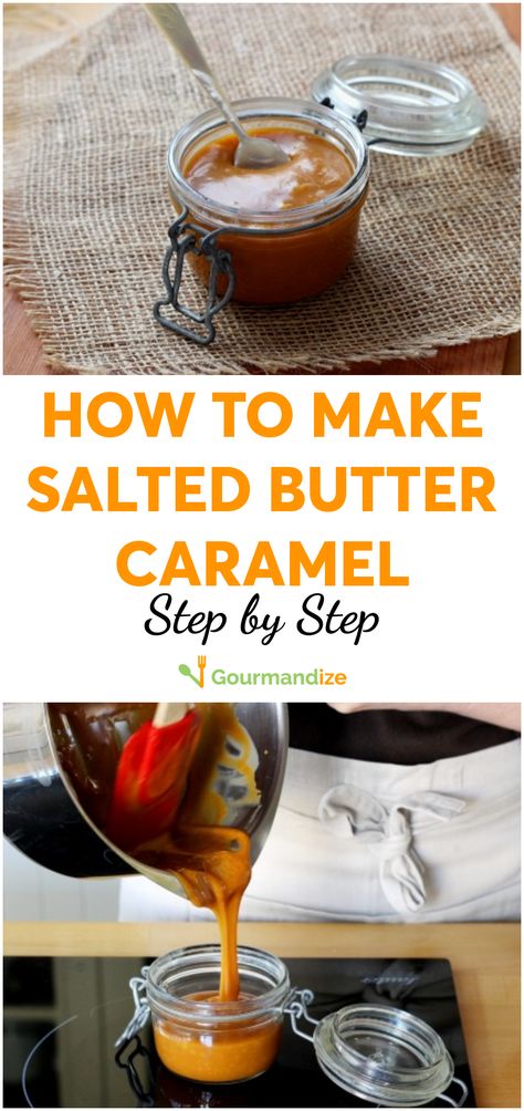 Get the full recipe now. Salted Butter Caramel, Butter Caramel Recipe, Caramel Topping Recipe, Butter Caramel Sauce, Caramel Butter, Baking Secrets, Butter Caramel, Martha Stewart Recipes, Semi Homemade