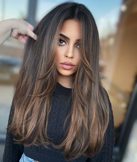 37+ Ash Brown Balayage Ideas Trending in 2023 42 Rambut Brunette, Ash Brown Hair Color, Black Hair Balayage, Brown Hair Inspo, Brunette Hair With Highlights, Brunette Balayage Hair, Brown Hair Balayage, Balayage Brunette, Ash Brown