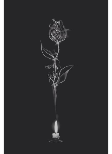 Magic Rose Black Background Drawing, Background Drawing Ideas, Black Background Painting, Flowers Black Background, Candle Tattoo, Ideas For Flowers, Flame Tattoos, Black Paper Drawing, Background Drawing