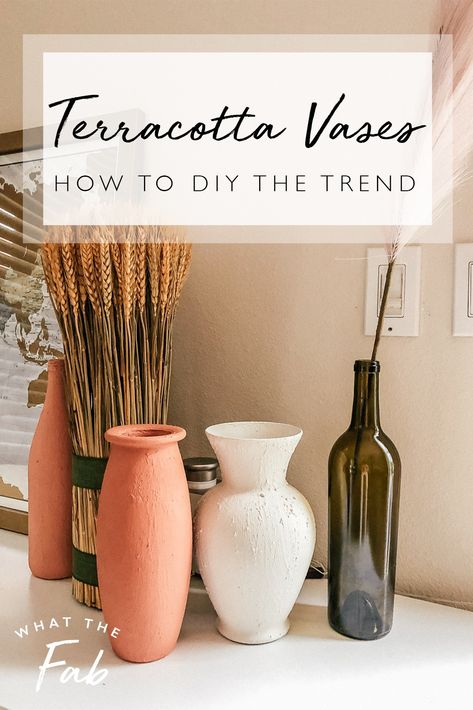 Terracotta Diy Vase, Diy Painted Vases, Terracotta Vases, Terracotta Paint, Vase Project, Paint Trays, Decoupage Decor, Terracotta Vase, Terracotta Floor