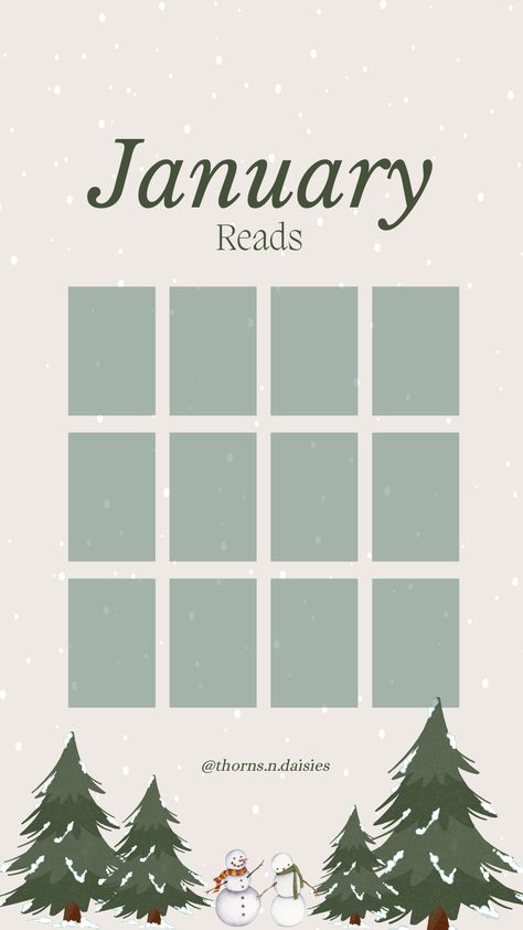 January Book Tracker, January Book, January Reading, January Books, Literary Themes, Book Tracker, Bookstagram Inspiration, Book Log, Book Wrap