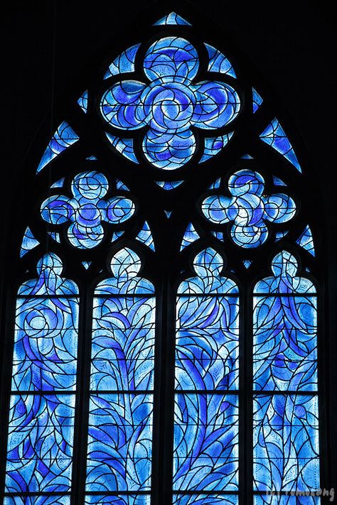 photo Cathedral Stained Glass Windows, Stained Glass Blue, Stained Glass Cathedral, Stain Glass Window Photography, Light Shining Through Stained Glass Window, Stained Glass Art Window Church, Church Stained Glass Windows Aesthetic, Stained Glass Windows Church, Abandoned Stained Glass Windows