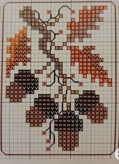 Autumn Cross Stitch Patterns, Pumpkin Cross Stitch, Fall Cross Stitch, Halloween Cross Stitches, Cross Stitch Patterns Flowers, Cross Stitch Bookmarks, Cute Cross Stitch, Needlepoint Patterns, Cross Stitch Patterns Free